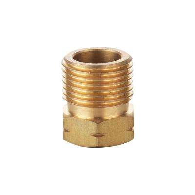 China For plumbing connection High Quality Male Threaded Connection Adapter Brass Nipple Fittings For Oil Gas Pipe for sale