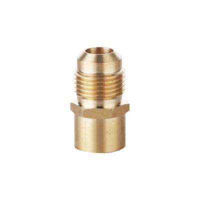 China For plumbing connection Bullet Shaped Male Thread Hexagon Reducer Brass Nipple Pipe Fittings For Industrial for sale