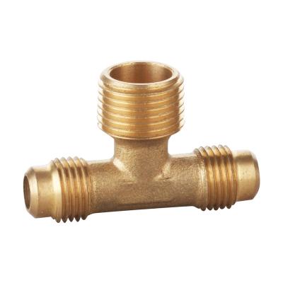 China For plumbing connection Straight Union Elbow Tee Cross Male Thread Brass Compression Fittings for Plumbing Joint for sale