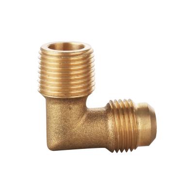 China For plumbing connection Superfine Quality Male Threaded PVC Water Pipe 90 Degree Elbow Brass Flare Fitting for sale