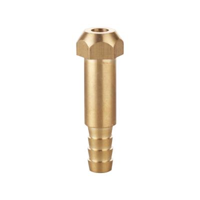 China For plumbing connection Factory Customized Industrial Hydraulic Push-in Type Brass Pipe Male Hose Barb Fittings for sale