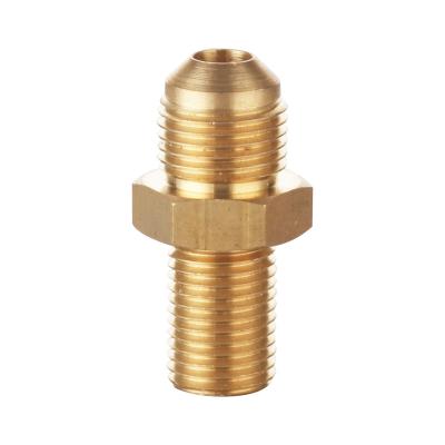 China For plumbing connection Solder Factory Direct Sale Hydraulic Male Thread Brass Flare Fittings For Male Connector for sale