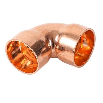 China For plumbing connection Superfine Quality Male Threaded refrigerator air conditioner Pipe 90 Degree Elbow copper Fitting pipe for sale