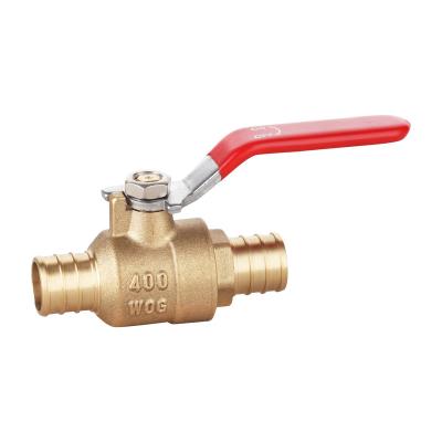 China For plumbing switch Manufacturer Female Thread 400 WOG Water Flow Control Brass Ball Valve With Lever Handle for sale