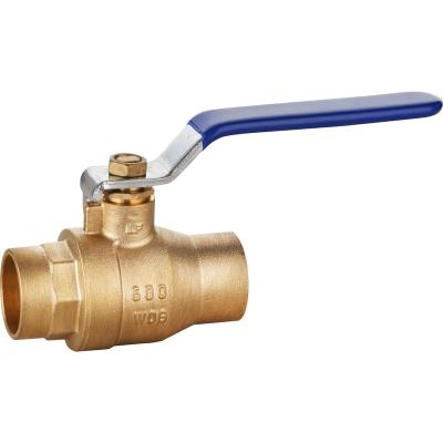 China For plumbing switch Professional Manufacture Threaded Copper Brass Ball Water Valve For Plumbing Switch for sale