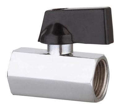 China General Hot sell mini ball valve F/F thread with chrome polished for sale