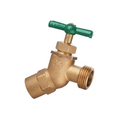 China Modern Home Kitchen Quick Open Garden Irrigation Brass Hose bibs With T Handle Control Valve for sale