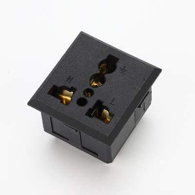 China Insulation / Flame Retardant Professional Made Integrated Universal Socket Embedded Flame Retardant Insulated AC Power Outlet for sale