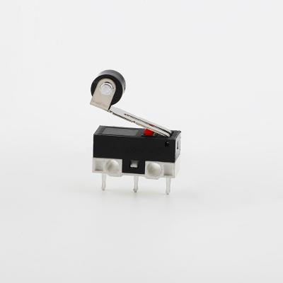 China WK-01-G115 Micro Mouse Micro Switch 1A 125VAC Switch With Roller WK-01-G115 for sale