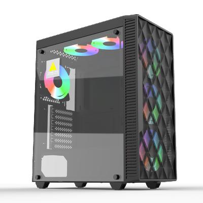 China With Fan Processing Aluminum Shell Toolbox Computer Case Gaming Cabinet Customized Computer Case for sale