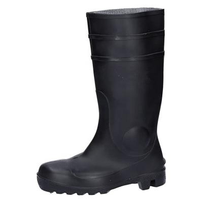 China Wholesale Custom Black Rubber Waterproof Hunting Boots Mens Fashion Trend PVC Rain Boots for sale