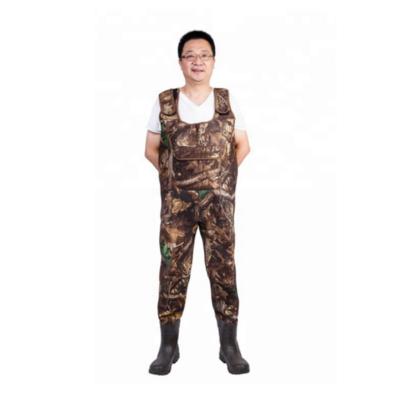 China Women Waterproof Chest Camouflage Durable Breathable Neoprene Fishing Waders for sale