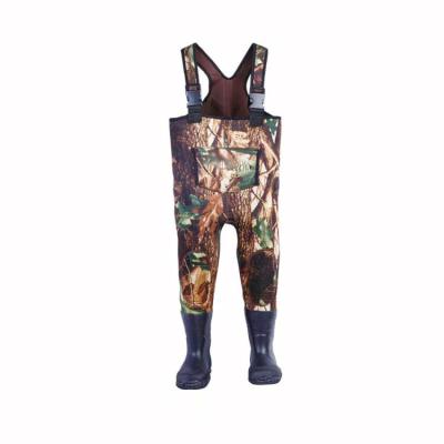 China Kids Forest Camouflage Neoprene Kids Fishing Waders Waders For Wholesale for sale