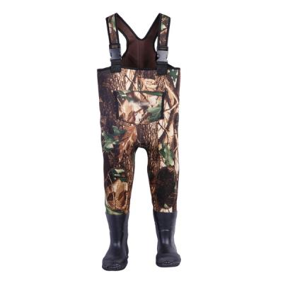 China 100%waterproof Hangzhou camouflage neoprene fly fishing wader suit pink wathose factoruy for sale