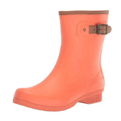 China Hot Product Competitive Rubber Waterproof Custom Women Anti-Slip Raining Boots for sale