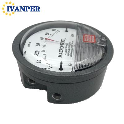 China 30-0-30 Differential Pressure Gauge Magrfhelic Differential Pressure Gauge AF2000 for sale