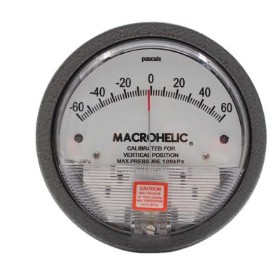 China 0-500pa Pressure Difference Gauge Magrfhelic Pressure Differential Gauge AF2000 for sale