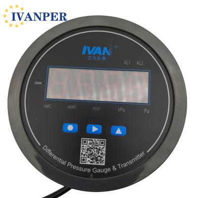 China Digital Differential Pressure Gauge With LED LCD Display F3S2 for sale