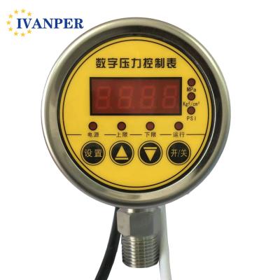 China MD-S260 Stainless Steel Case Digital Water Gas Pressure Gauge Oil Pressure Gauge for sale