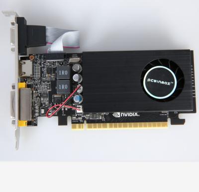 China 2021 Desktop card GT710 1gb ddr3 64 top bit VGA low profile sales graphics card for sale