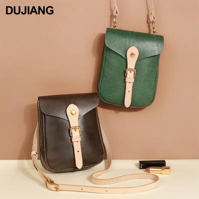 China Genuine Leather Shoulder Bag For Ladies Fashion Messenger Bag Ladies Purses Cross - Bag Real Leather Mini Shoulder Bag Women Cell Phone Body Bag for sale