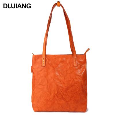 China Luxury Genuine Leather Women Handbags Ladies High Quality Bags Real Leather Shoulder Tote Bag for sale