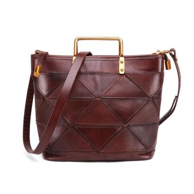 China GENUINE LEATHER Simple Messenger Bag Ladies Vintage Women Leather Purses For Women Handbag for sale