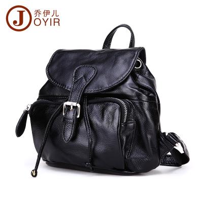 China Fashion /Durable Guangzhou Large Capacity Women's School Backpack Genuine Leather Backpack For Girls for sale