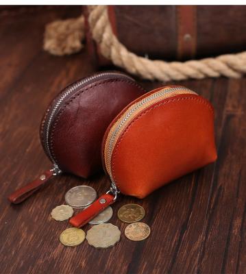 China Fashion High Quality Ladies Pinch Coin Purse Cute Genuine Leather Small Wallets Women Wallets for sale