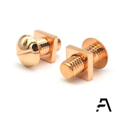 China Casual Wear Novelty Screw Detachable Cufflinks Slap Links For Men for sale