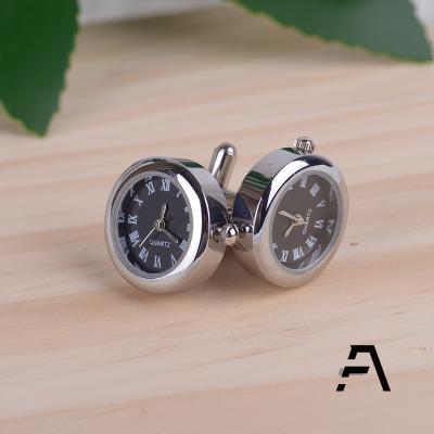 China Circular Casual Wear Business Watch Cufflinks Men Accessories for sale