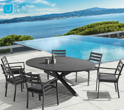 China Uland Modern Butterfly Indoor & Outdoor Adjustable Furniture Outdoor Garden Patio Table Set for sale