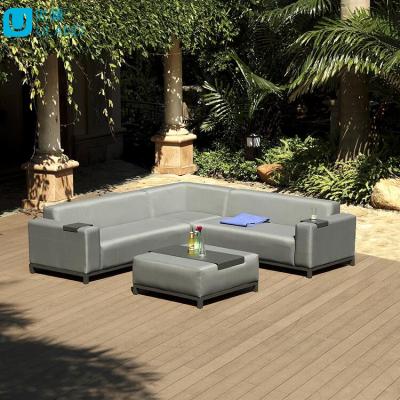 China Uland Modern Outdoor Furniture Fabric Modular Sofa General Use Lounge Sofa Outdoor House Sofa for sale