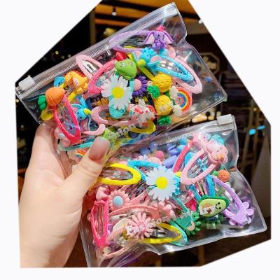 China 10pcs Pet Set Hair Clips 10pcs Per Bag BB Hair Clip Flower Elephant Rabbit Resin Hairpin Bobby Pins Hairgrips For Baby Girls Hairpin for sale