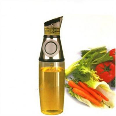 China Cooking Oil Stocks 500ml Metering Type Oil Cooking Glass Bottles for sale