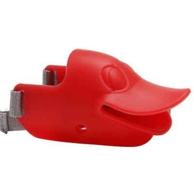 China Viable Silicone Duck Bill Cover Softness And Comfort Not Deform Lighting At Night Dog Mouth Muzzle Set for sale