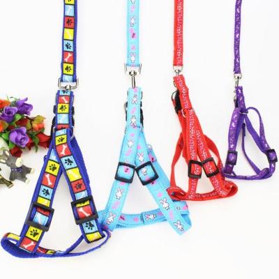 China Colorful Custom Quick Release Fashion Cartoon Print Pet Supplies Dog Harness Dog Harness Pet Accessories for sale