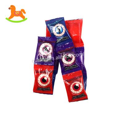 China New Natural Launched Products Halloween Center Filled Sweet Jam Eye Marshmallow Ball Candy for sale