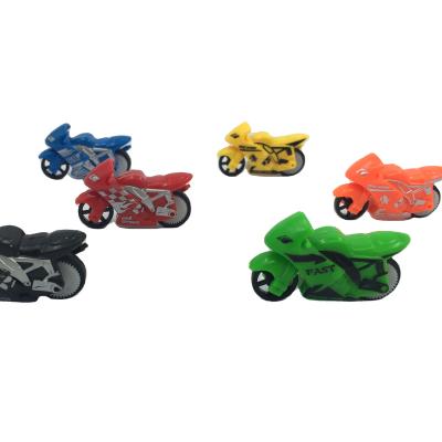 China Inertia Motorcycle New Launched Colorful Products Small Inertia Motorcycle To Simulate Surprise Egg Drift Toy for sale