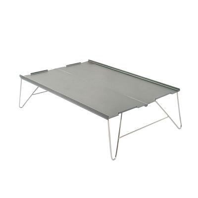 China Asian Outdoor Camping Portable Folding Aluminum Top Table  with Carry Bag.Folding lightweight aluminium picnic table for sale