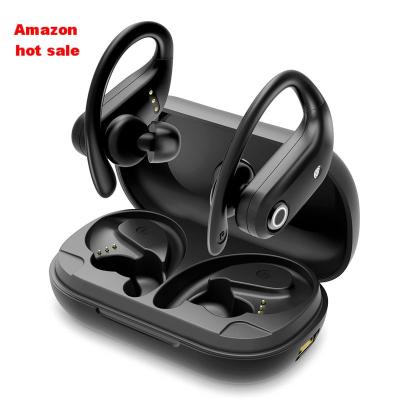 China Hot Selling Ear Hook Amazon K23 TWS HD Call and Music Bass Earphones Sports Wireless Stereo Deep Earbuds with Ear Hooks for Working for sale