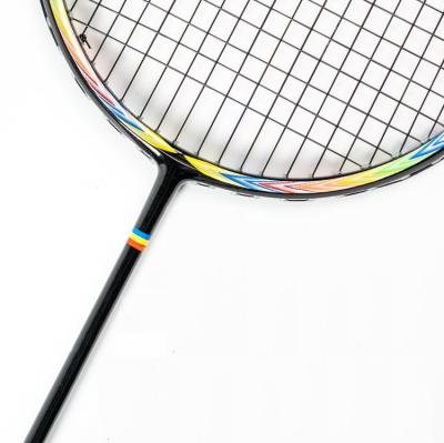 China Eastic & Durable Chinese Badminton Racket Machine String Racket Badminton Professional Badminton Racket for sale