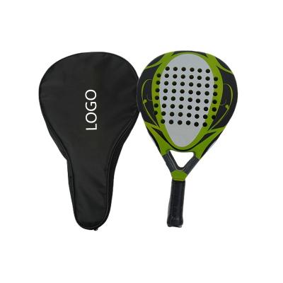 China Creative PU Design PU Handle Professional Beach Tenis Tennis Racket Carbon Leather Fiber for sale