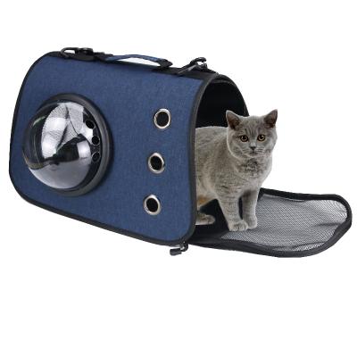 China Small Space Pet Travel Pet Carrier Dog Travel Bag Waterproof Breathable Pet Bag Capsule Outdoor Travel Bag for sale