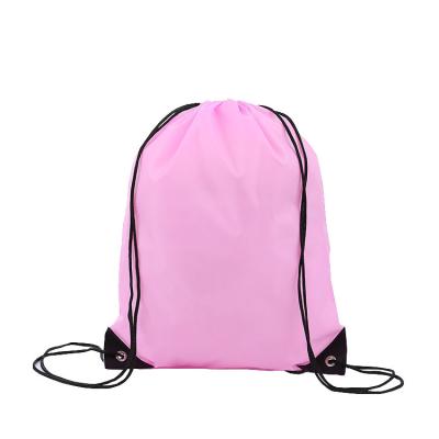 China Polyester Waterproof Hot Sale Color Sport Bag Promotional Drawstring Bag for sale