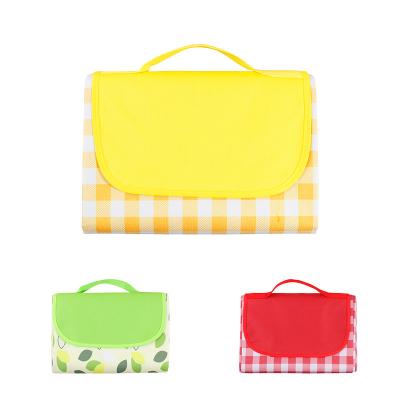 China Hot Selling High Quality Reusable Oxford Cloth PVC Beach Picnic Waterproof Outdoor Camping Mat for sale