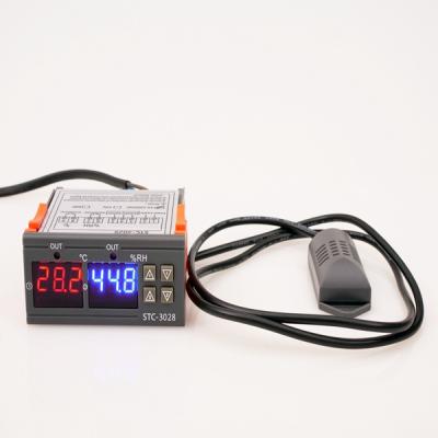 China Plastic + Electronic Components Room Digital Thermostat Smart Multi Temperature Humidity Controller STC3028 for sale