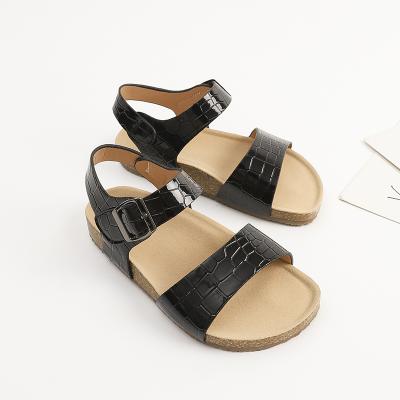 China flat sandalias Para ninas summer children beach new product discount kids rubber sandals for girls for sale