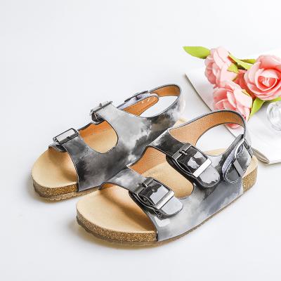 China New models ninas children's flat sandalias ninos instruct summer cute flat simple gently 6-12 years old girls children's sandals for sale