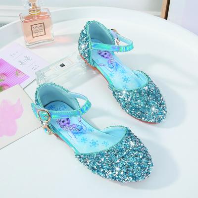 China ninasKids Princess Girls Sandals Sandalias Para Flat Heel Student Party Dance Shoes Years Summer Shiny Glitter Anti-slippery Kids for sale